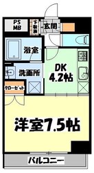 ラフルール連坊の物件間取画像